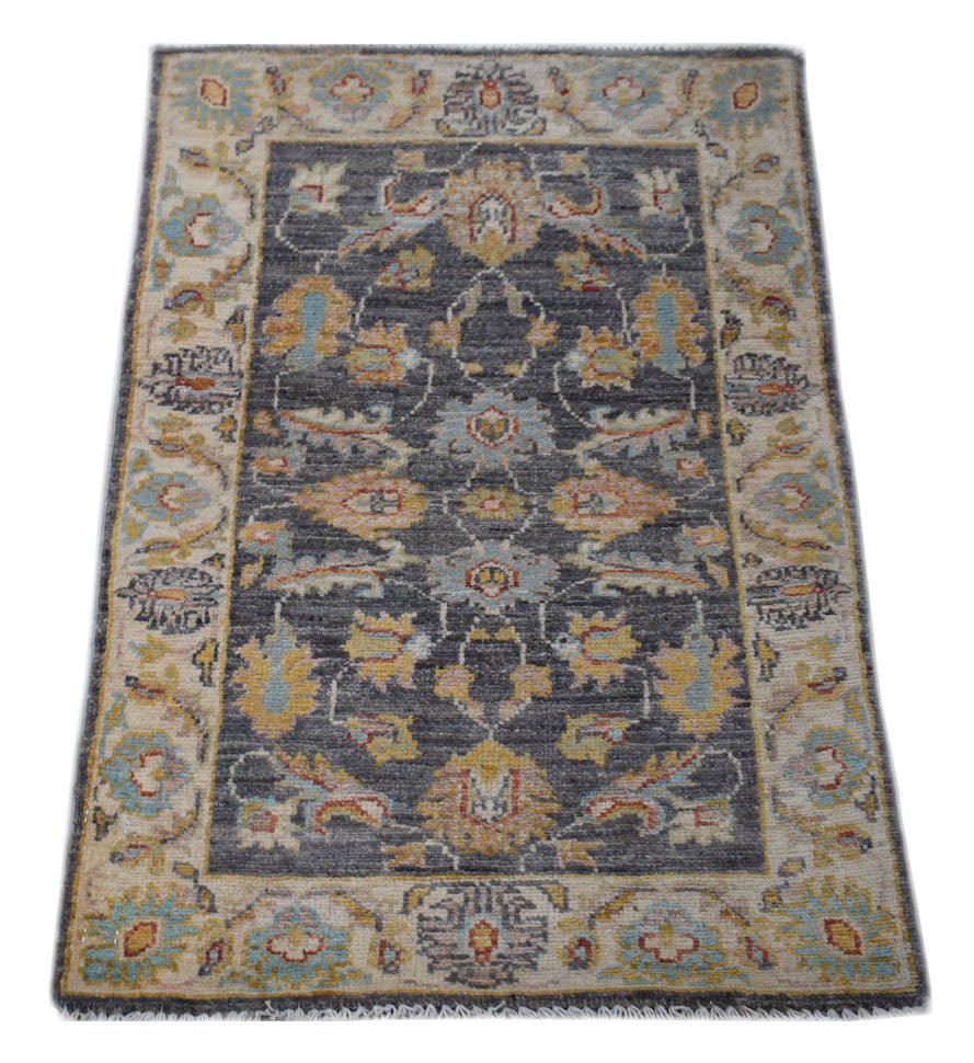 Handmade Mini Chobi Rug | 94 x 62 cm | 3'1" x 2' - Najaf Rugs & Textile