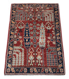 Handmade Mini Chobi Rug | 94 x 64 cm | 3'11" x 2'1" - Najaf Rugs & Textile