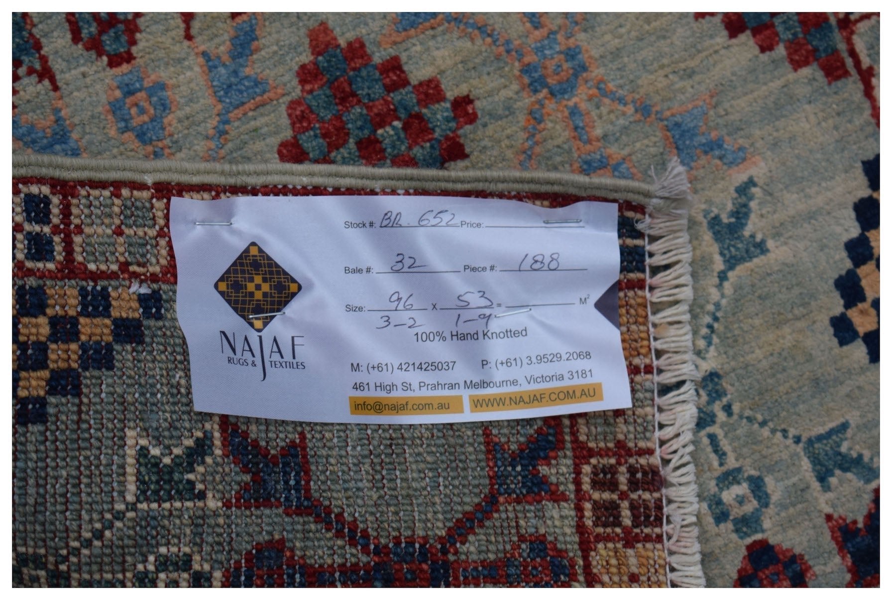 Handmade Mini Chobi Rug | 96 x 53 cm | 3'2" x 1'9" - Najaf Rugs & Textile