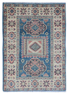 Handmade Mini Kazakh Rug | 86 x 59 cm | 2'10" x 1'11" - Najaf Rugs & Textile