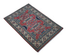 Handmade Mini Kazakh Rug | 90 x 64 cm | 3' x 2'1" - Najaf Rugs & Textile