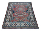 Handmade Mini Kazakh Rug | 91 x 65 cm | 3' x 2'1" - Najaf Rugs & Textile