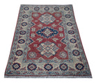 Handmade Mini Kazakh Rug | 93 x 64 cm | 3' x 2'1" - Najaf Rugs & Textile