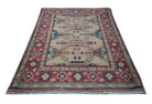 Handmade Mini Kazakh Rug | 93 x 64 cm | 3'1" x 2'1" - Najaf Rugs & Textile