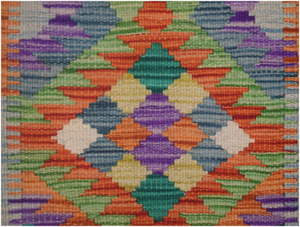 Handmade Mini Kilim Rug | 86 x 60 cm | 2'8" x 1'9" - Najaf Rugs & Textile