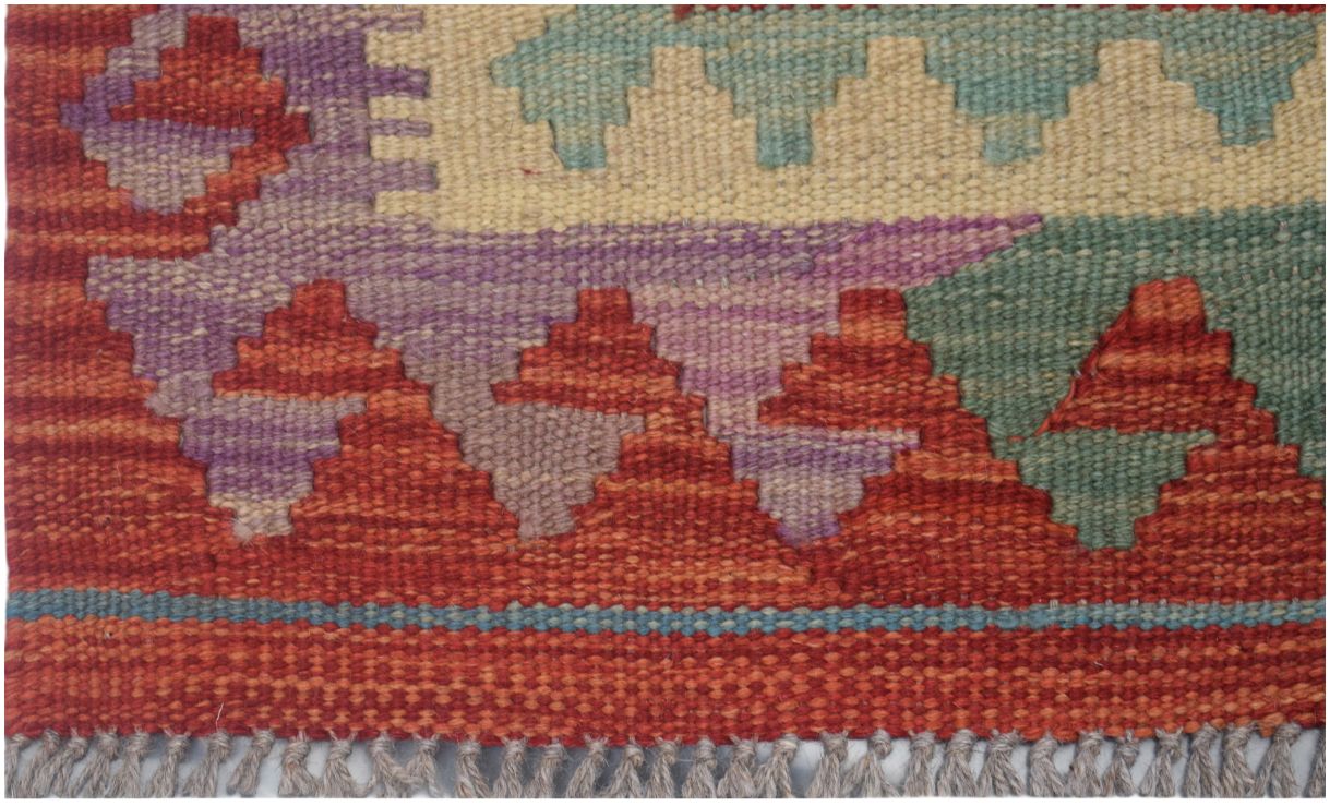 Handmade Mini Kilim Rug | 87 x 63 cm | 2'8" x 2' - Najaf Rugs & Textile