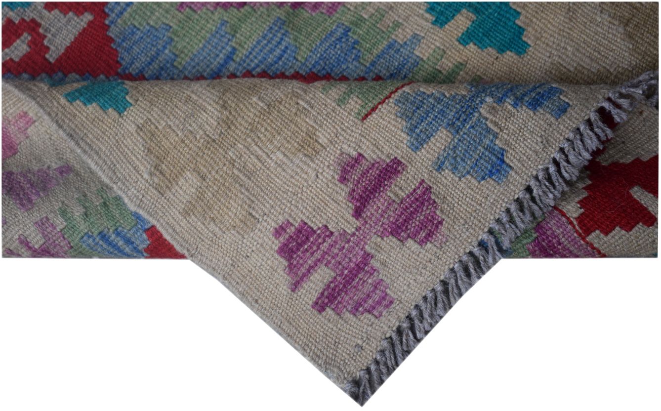 Handmade Mini Kilim Rug | 88 x 59 cm | 2'8" x 1'9" - Najaf Rugs & Textile