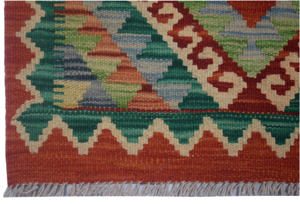 Handmade Mini Kilim Rug | 92 x 50 cm | 3' x 1'6" - Najaf Rugs & Textile