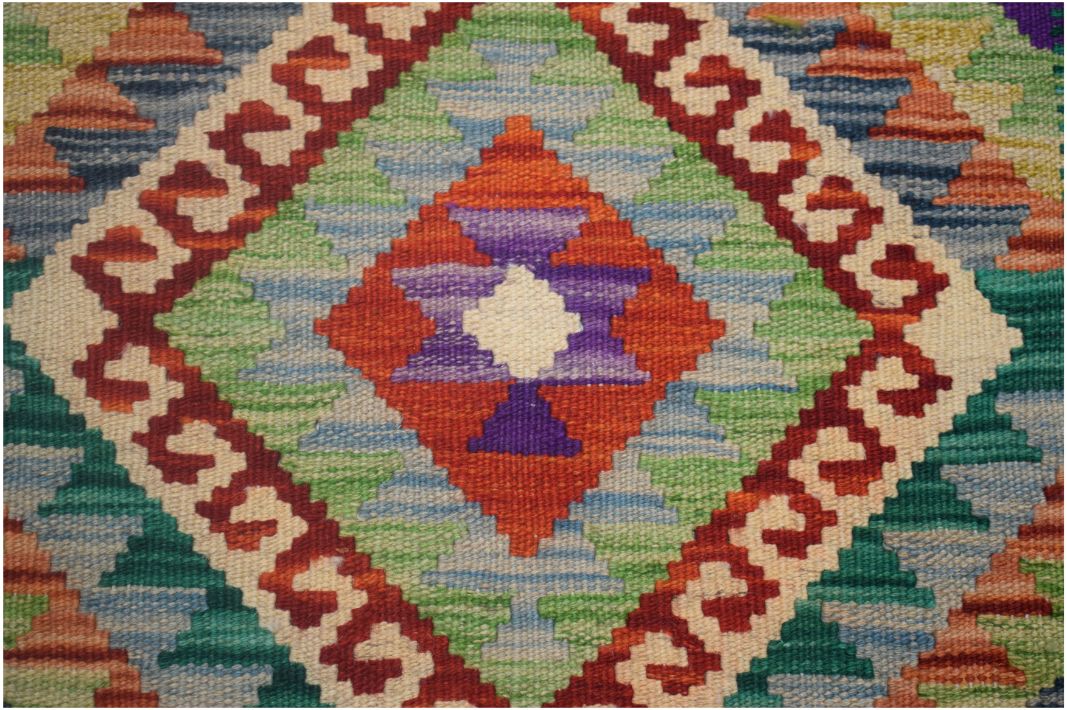 Handmade Mini Kilim Rug | 92 x 50 cm | 3' x 1'6" - Najaf Rugs & Textile