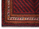 Handmade Mini Tribal Afghan Rug | 114 x 75 cm | 3'9" x 2'6" - Najaf Rugs & Textile