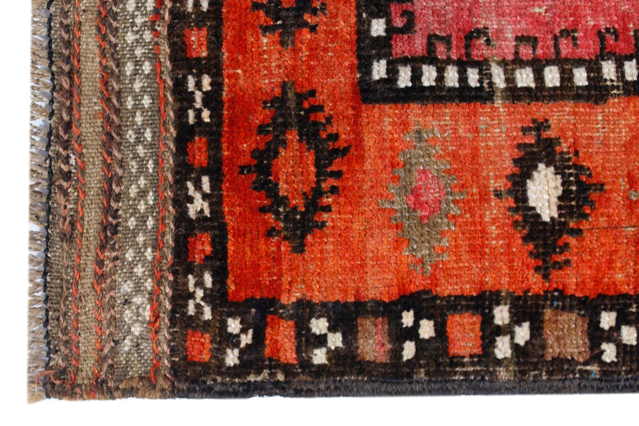 Handmade Mini Tribal Afghan Shepherd's Rug | 106 x 77 cm | 3'6" x 2'6" - Najaf Rugs & Textile