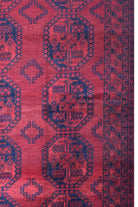 Handmade Old Afghan Turkmen Rug | 328 x 265 cm | 10'7" x 8'7" - Najaf Rugs & Textile