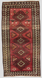 Handmade Old Tribal Shepherd's Rug | 276 x 140 cm - Najaf Rugs & Textile