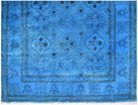 Handmade Overdyed Chobi Hallway Runner | 373 x 79 cm | 12'3" x 2'7" - Najaf Rugs & Textile