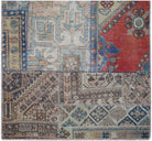 Handmade Patchwork Hallway Runner | 450 x 81 cm | 14'9" x 2'8" - Najaf Rugs & Textile