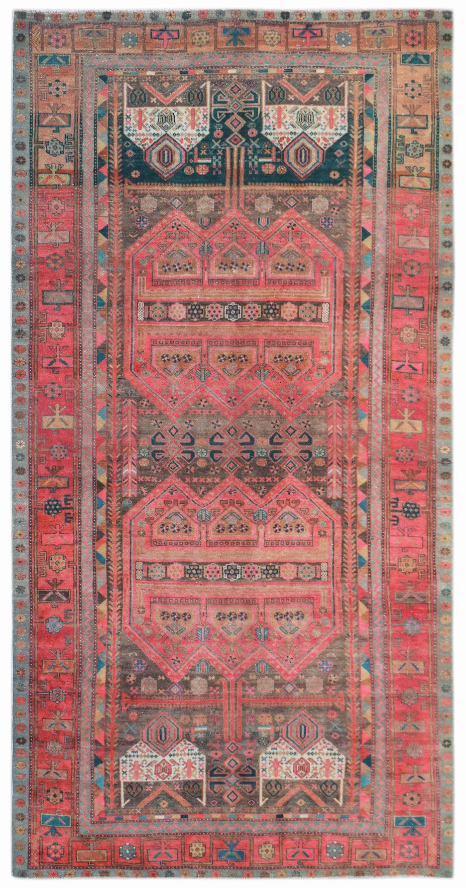 Handmade Semi-Antique Persian Koliai Rug | 301 x 153 cm | 9'10" x 5' - Najaf Rugs & Textile