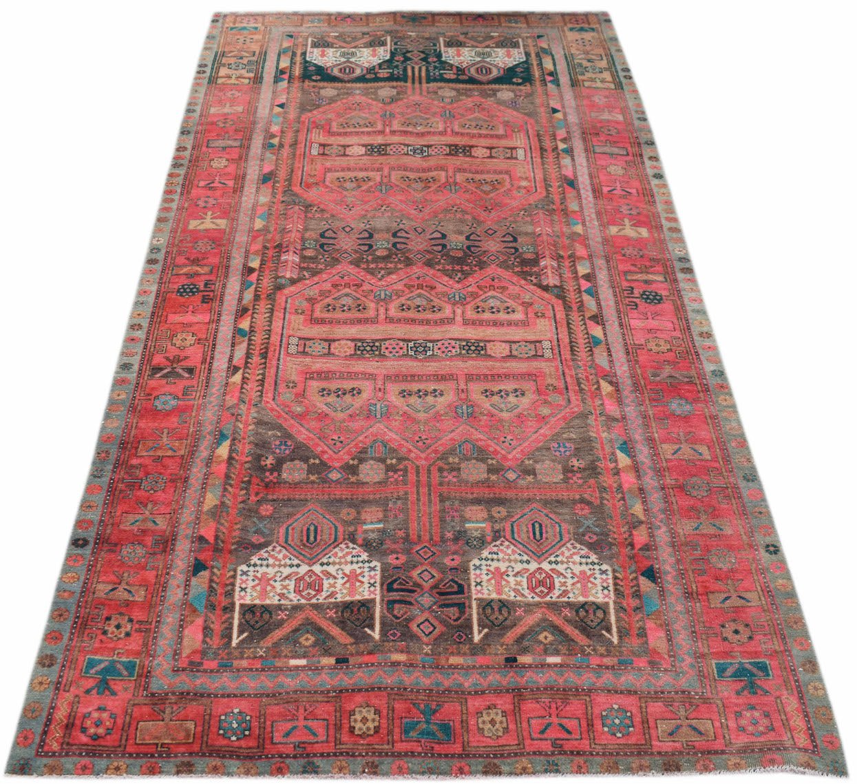 Handmade Semi-Antique Persian Koliai Rug | 301 x 153 cm | 9'10" x 5' - Najaf Rugs & Textile