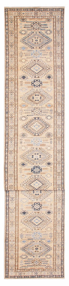 Handmade Super Afghan Kazakh Hallway Runner | 1009 x 92 cm | 33'1" x 3' - Najaf Rugs & Textile