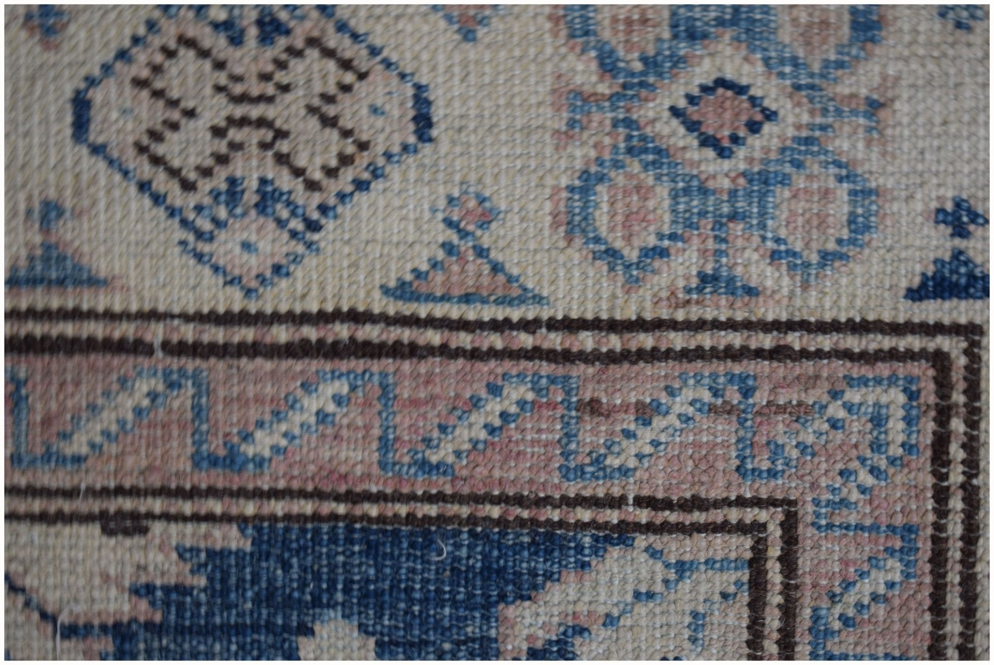 Handmade Super Afghan Kazakh Hallway Runner | 615 x 78 cm | 20'2" x 2'7" - Najaf Rugs & Textile