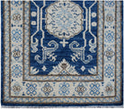 Handmade Super Afghan Kazakh Hallway Runner | 616 x 80 cm | 20'3" x 2'7" - Najaf Rugs & Textile