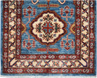 Handmade Super Kazakh Hallway Runner | 574 x 77 cm | 18'10" x 2'7" - Najaf Rugs & Textile