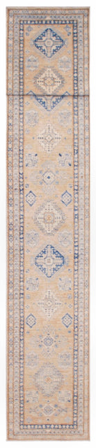 Handmade Super Kazakh Hallway Runner | 584 x 74 cm | 19'2" x 2'5" - Najaf Rugs & Textile