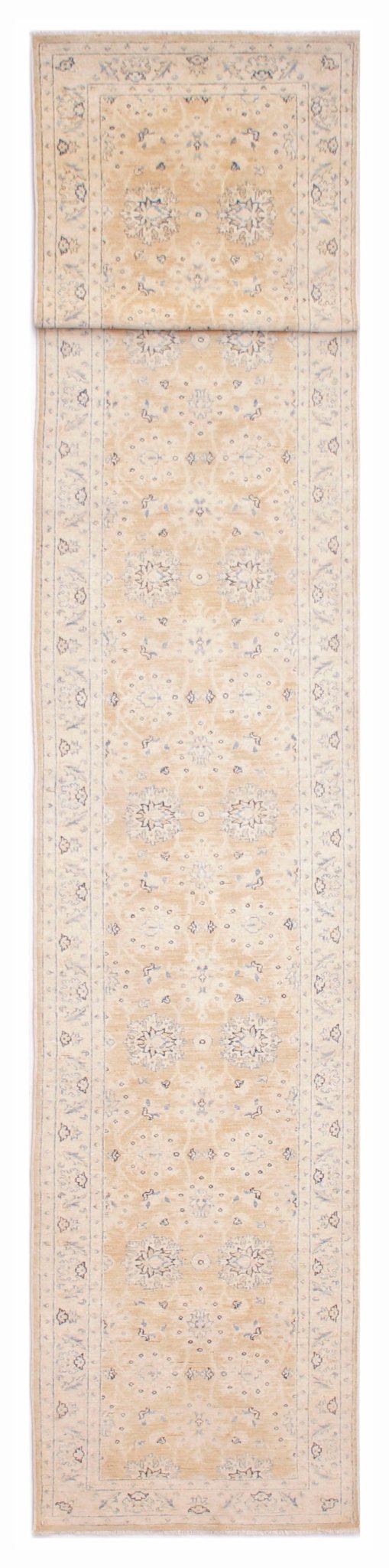 Handmade Super Kazakh Hallway Runner | 586 x 85 cm | 19'3" x 2'10" - Najaf Rugs & Textile