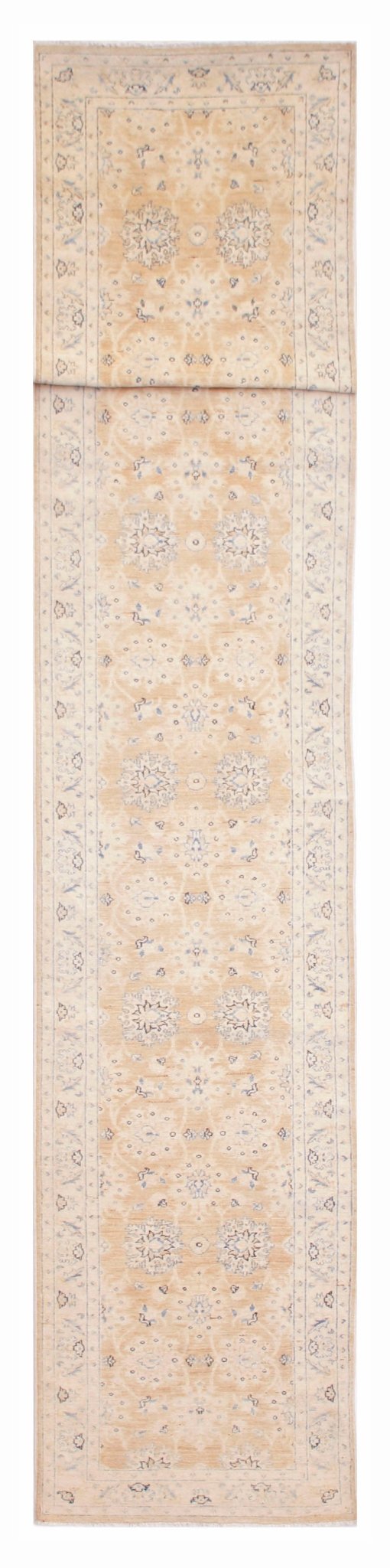 Handmade Super Kazakh Hallway Runner | 587 x 86 cm | 19'3" x 2'10" - Najaf Rugs & Textile