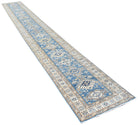 Handmade Super Kazakh Hallway Runner | 594 x 74 cm | 19'6" x 2'6" - Najaf Rugs & Textile