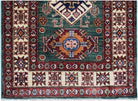 Handmade Super Kazakh Hallway Runner | 617 x 82 cm | 20'3" x 2'9" - Najaf Rugs & Textile