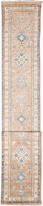 Handmade Super Kazakh Hallway Runner | 701 x 79 cm | 23' x 2'7" - Najaf Rugs & Textile