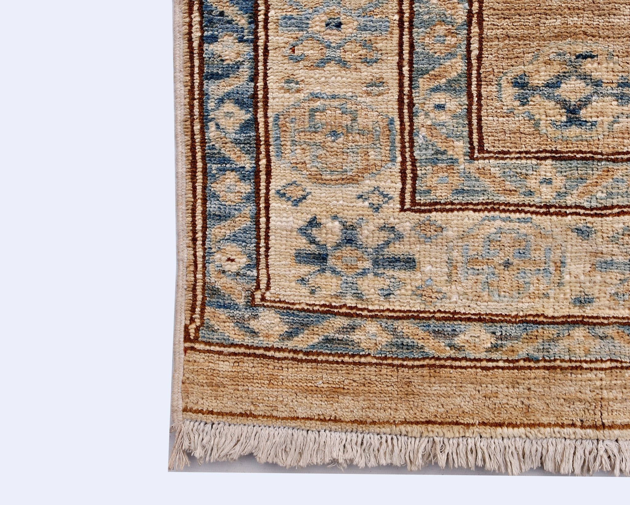 Handmade Super Kazakh Hallway Runner | 701 x 81 cm | 23' x 2'8" - Najaf Rugs & Textile