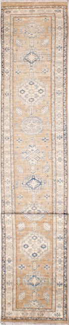 Handmade Super Kazakh Hallway Runner | 701 x 81 cm | 23' x 2'8" - Najaf Rugs & Textile