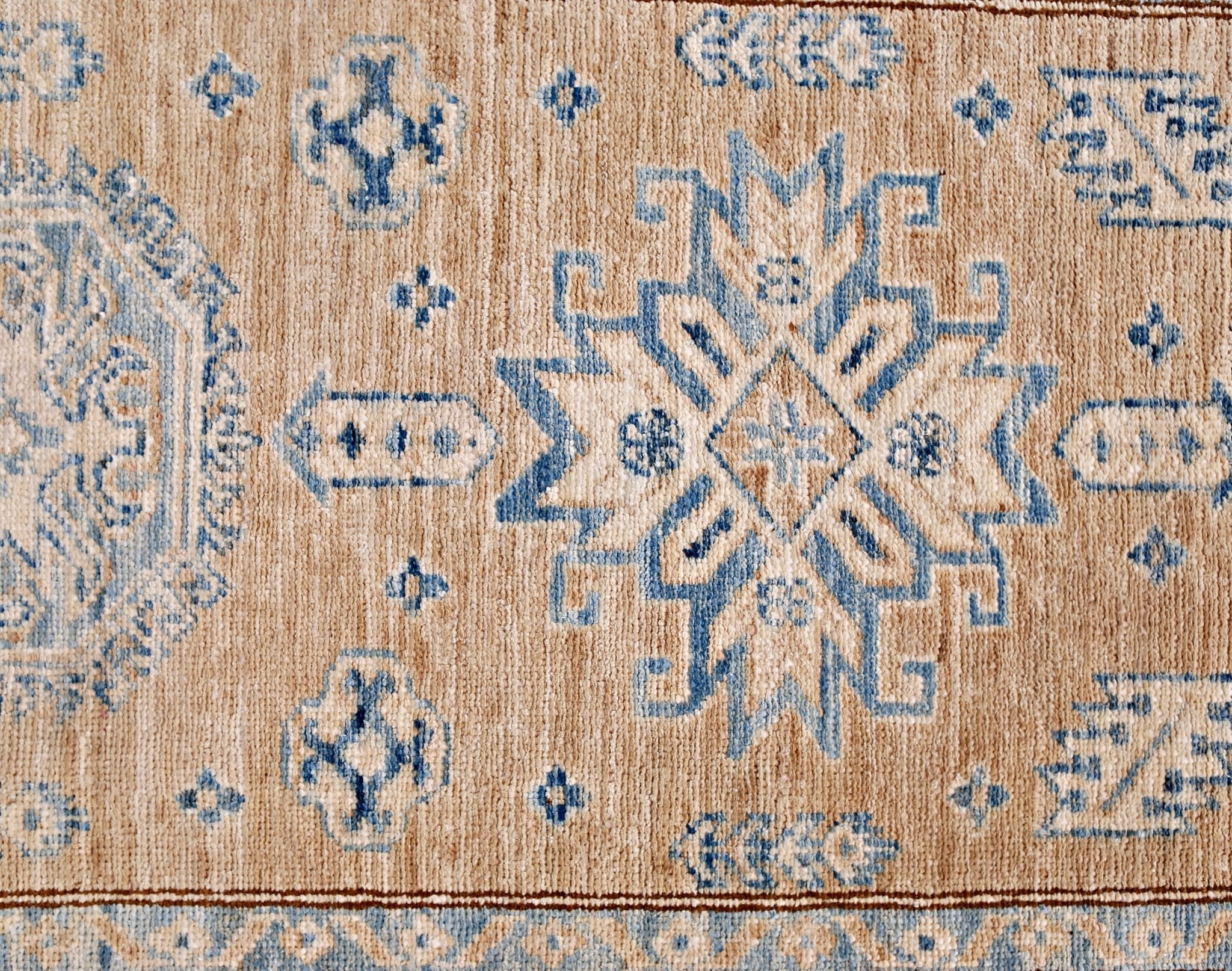 Handmade Super Kazakh Hallway Runner | 701 x 81 cm | 23' x 2'8" - Najaf Rugs & Textile