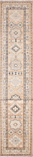 Handmade Super Kazakh Hallway Runner | 712 x 88 cm | 23'5" x 2'11" - Najaf Rugs & Textile