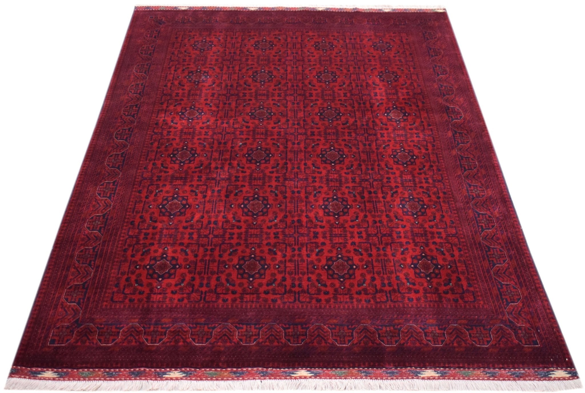 Handmade Traditional Afghan Biljik Rug | 244 x 175 cm | 8' x 5'9" - Najaf Rugs & Textile