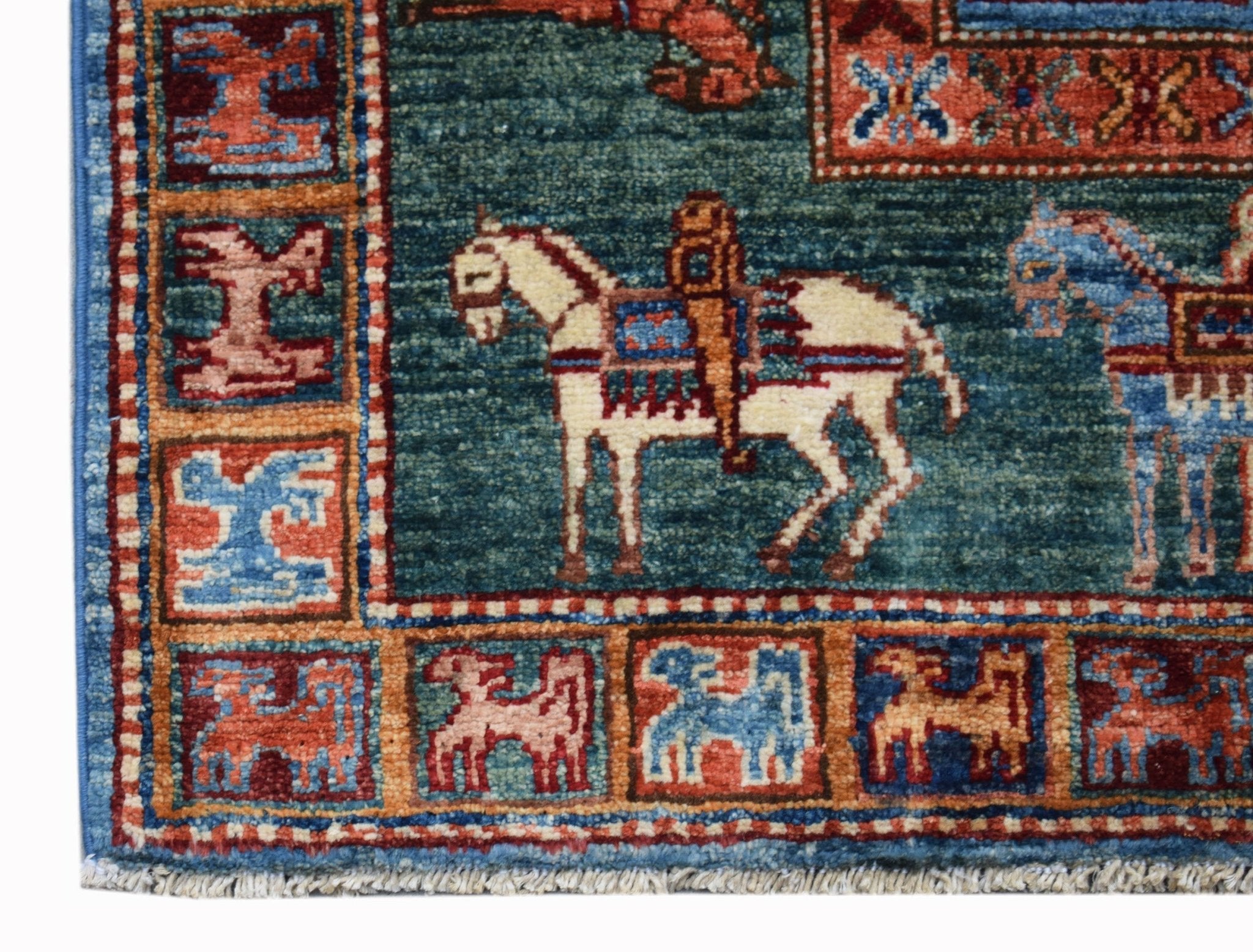 Handmade Traditional Afghan Chobi Rug | 126 x 81 cm | 4'1" x 2'8" - Najaf Rugs & Textile