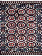 Handmade Traditional Afghan Chobi Rug | 244 x 181 cm | 8' x 5'11" - Najaf Rugs & Textile