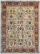 Handmade Traditional Afghan Chobi Rug | 265 x 187 cm | 8'8" x 6'3" - Najaf Rugs & Textile