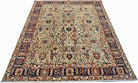 Handmade Traditional Afghan Chobi Rug | 265 x 187 cm | 8'8" x 6'3" - Najaf Rugs & Textile