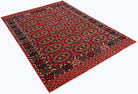 Handmade Traditional Afghan Chobi Rug | 285 x 202 cm | 9'4" x 6'8" - Najaf Rugs & Textile