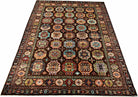 Handmade Traditional Afghan Chobi Rug | 291 x 200 cm | 9'7" x 6'7" - Najaf Rugs & Textile