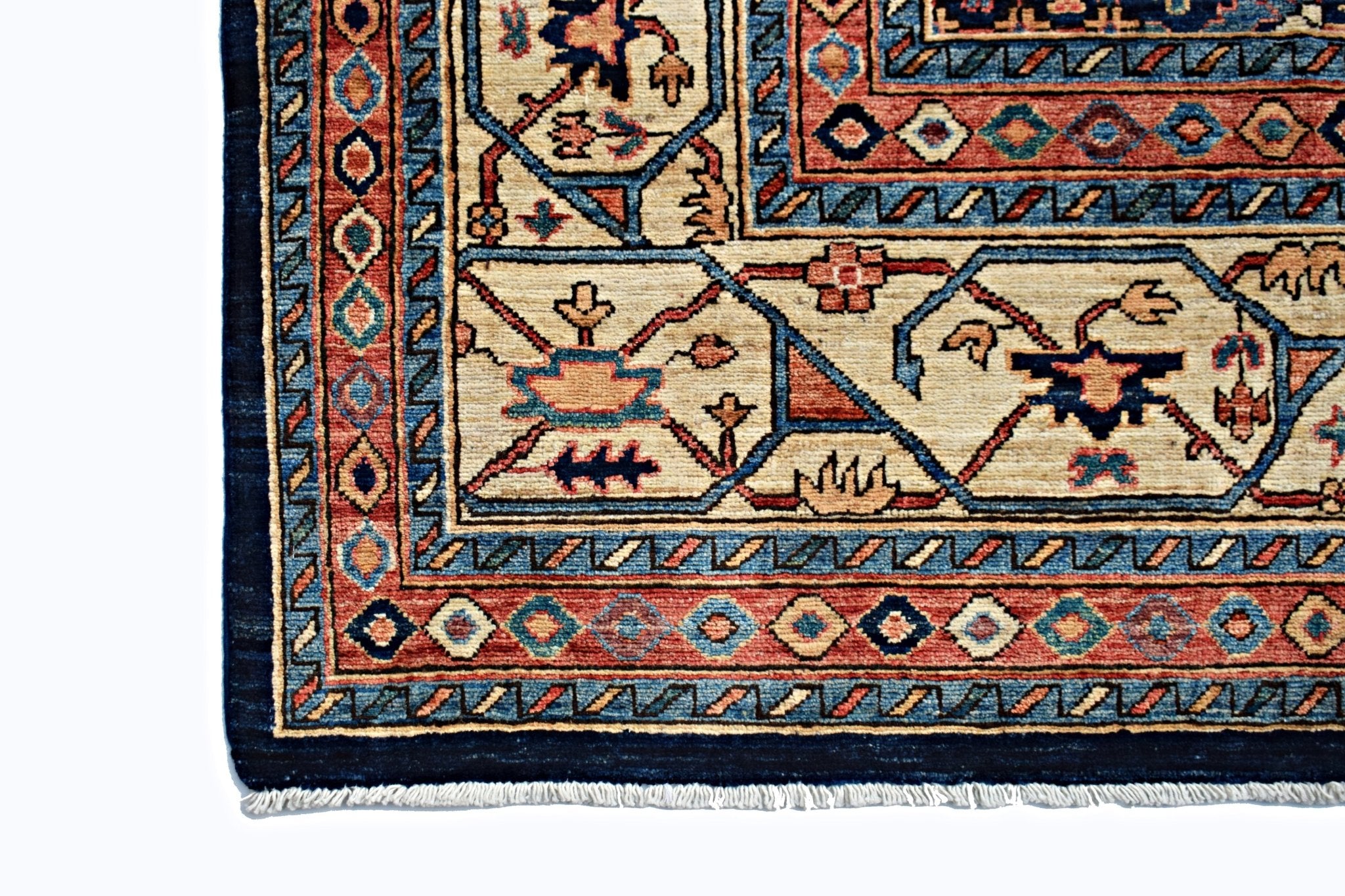 Handmade Traditional Afghan Chobi Rug | 463 x 357 cm | 15'2" x 11'9" - Najaf Rugs & Textile