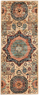 Handmade Traditional Afghan Mamluk Hallway Runner | 148 x 60 cm | 4'8" x 1'9" - Najaf Rugs & Textile