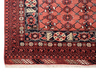 Handmade Traditional Afghan Turkmen Rug | 239 x 151 cm | 7'10" x 5' - Najaf Rugs & Textile