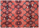 Handmade Traditional Afghan Turkmen Rug | 239 x 151 cm | 7'10" x 5' - Najaf Rugs & Textile