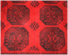 Handmade Traditional Afghan Turkmen Rug | 272 x 197 cm | 8'11" x 6'6" - Najaf Rugs & Textile