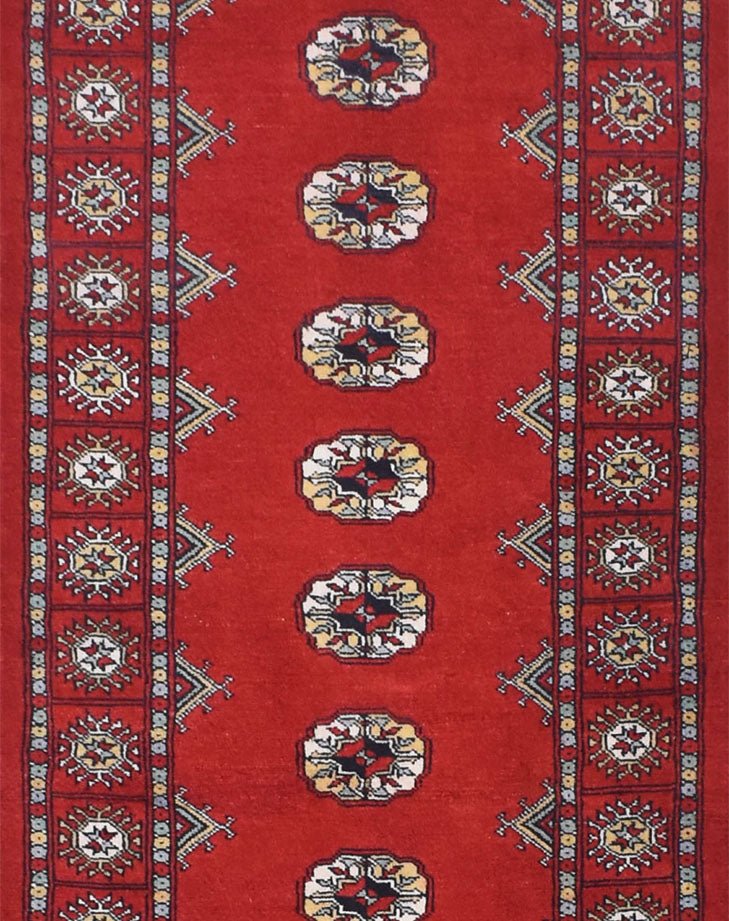 Handmade Traditional Bokhara Hallway Runner | 319 x 77 cm | 10'4" x 2'5" - Najaf Rugs & Textile