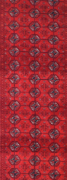 Handmade Traditional Bokhara Hallway Runner | 374 x 89 cm | 12'2" x 2'9" - Najaf Rugs & Textile