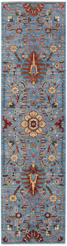 Handmade Traditional Chobi Hallway Runner | 295 x 78 cm | 9'8" x 2'7" - Najaf Rugs & Textile